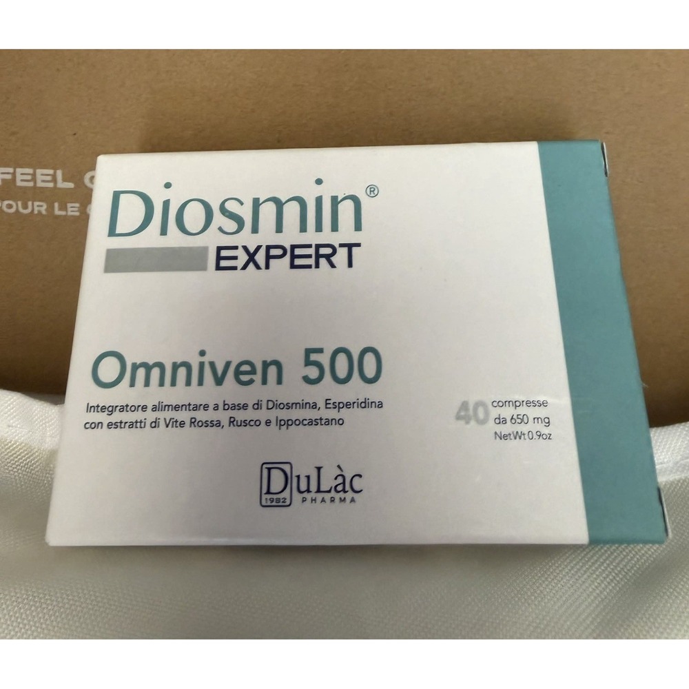 DuLac Pharma Diosmin Expert Omniven 500 Blood & Circulatory Health 40 Tablets